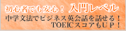 初心者でも安心！入門レベル。中学文法でビジネス英会話を！